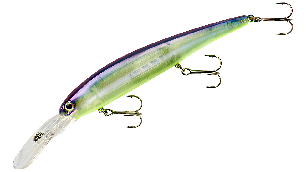 Bandit Walleye Deep Plug, 5/8oz, 4 3/4in, Blue Shiner, BDTWBD201