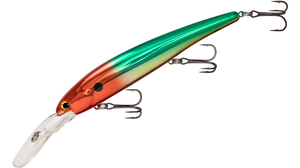 Bandit Walleye Deep Plug, 5/8oz, 4 3/4in, Carrot Top, BDTWBD2B15