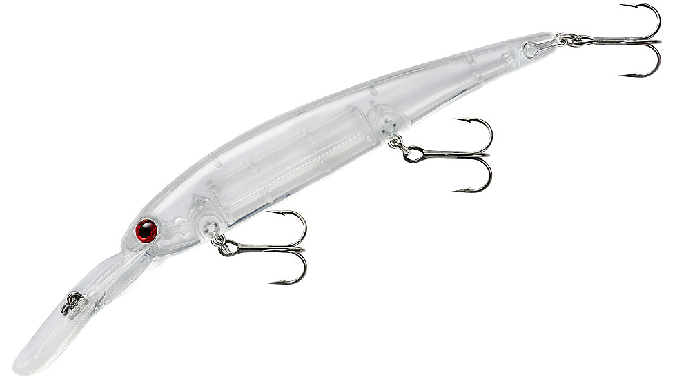 Bandit Walleye Deep Plug, 5/8oz, 4 3/4in, Clear, BDTWBD2D82