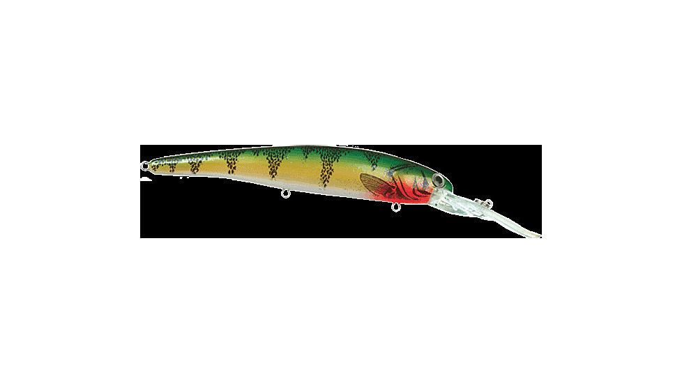 Bandit Walleye Deep Plug, 5/8oz, 4 3/4in, Green Perch, BDTWBD228