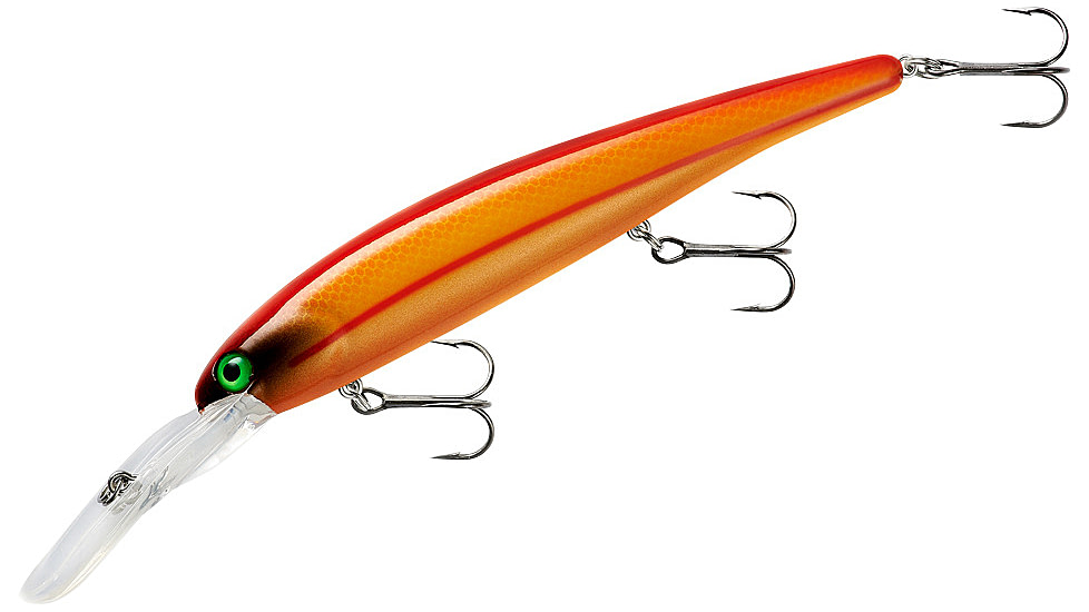 Bandit Walleye Deep Plug, 5/8oz, 4 3/4in, Orange Crush, BDTWBD2D31