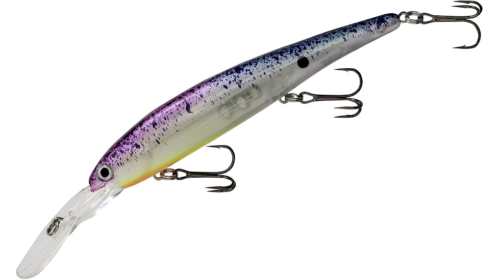 Bandit Walleye Deep Plug, 5/8oz, 4 3/4in, Rave, BDTWBD2B24