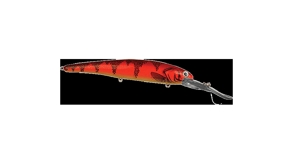 Bandit Walleye Deep Plug, 5/8oz, 4 3/4in, Red Chart, BDTWBD229