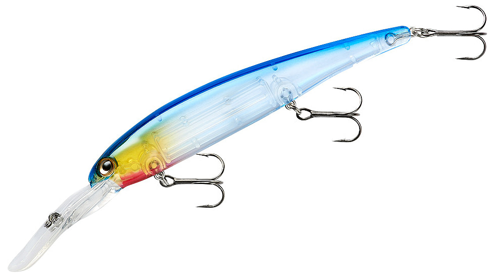 Bandit Walleye Deep Plug, 5/8oz, 4 3/4in, Trans Gizzard Shad, BDTWBD2D08