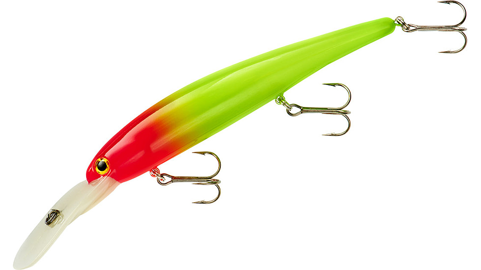 Bandit Walleye Deep Plug, 5/8oz, 4 3/4in, Two Tone Glow, BDTWBDG06