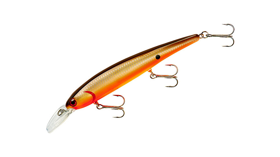 Bandit Walleye Shallow Bait, 4 3/4in, 5/8oz, Khaki Brown Back Scales, BDTWBS195