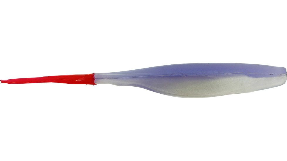 Bass Assassin Lures Shad, 5in, 8 per Pack, Albino/Fire Tail, 5, SA10240