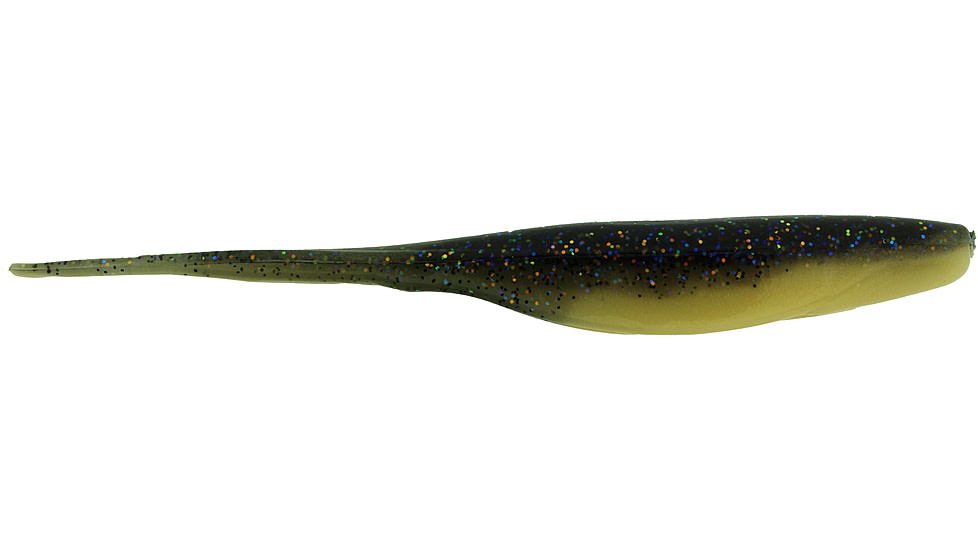 Bass Assassin Lures Shad, 5in, 8 per Pack, Bad to the Bone, 5, SA10560
