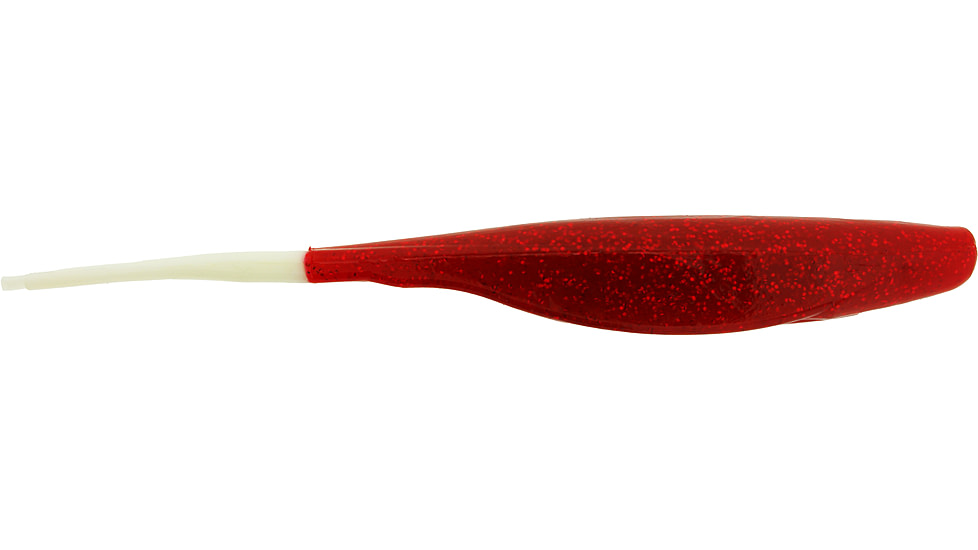 Bass Assassin Lures Shad, 5in, 8 per Pack, Bloody White, 5, SA10257