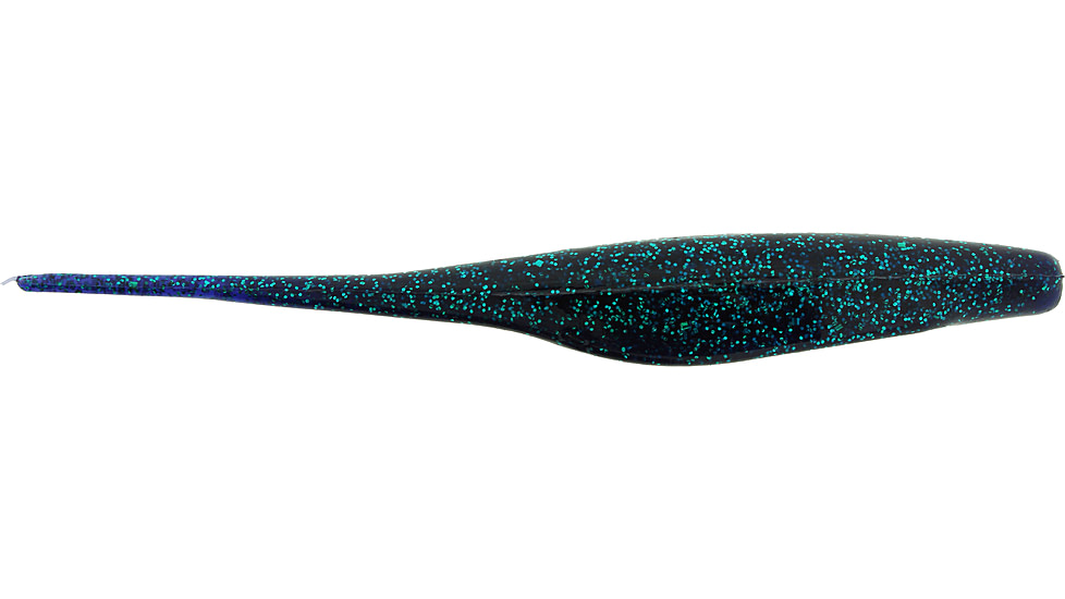 Bass Assassin Lures Shad, 5in, 8 per Pack, Junebug, 5, SA10415