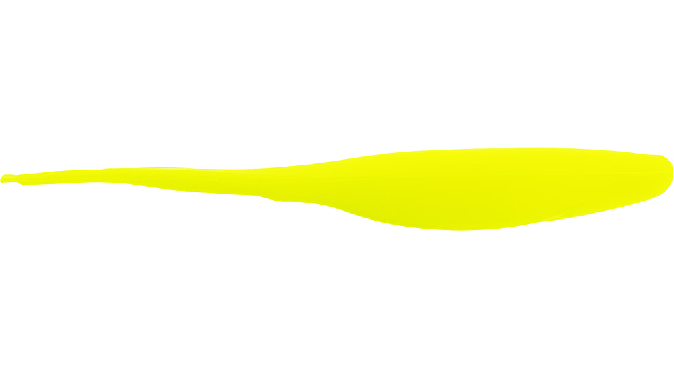 Bass Assassin Lures Shad, 5in, 8 per Pack, Limetreuse, 5, SA10118