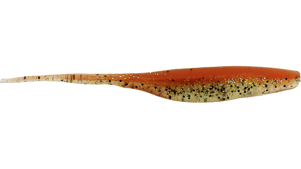 Bass Assassin Lures Shad, 5in, 8 per Pack, Native Shrimp, 5, SA10383