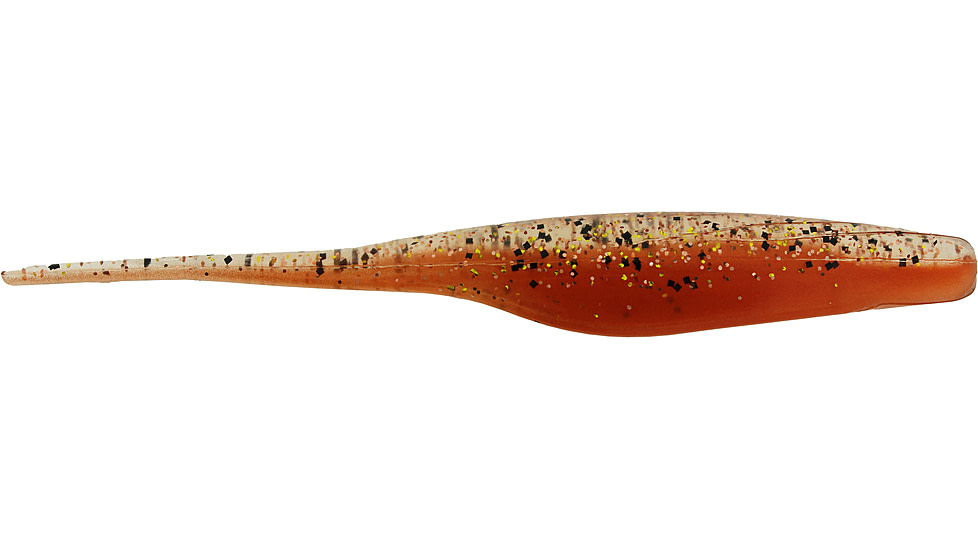Bass Assassin Lures Shad, 5in, 8 per Pack, New Penny, 5, SA10377