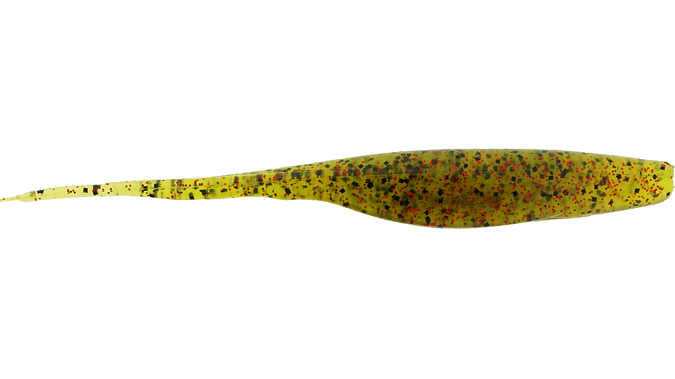 Bass Assassin Lures Shad, 5in, 8 per Pack, Watermelon/Red Glitter, 5, SA10410