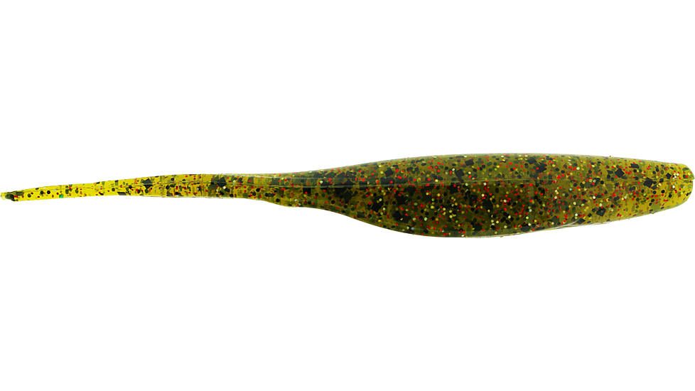 Bass Assassin Lures Shad, 5in, 8 per Pack, Watermelon Red Magic, 5, SA10568