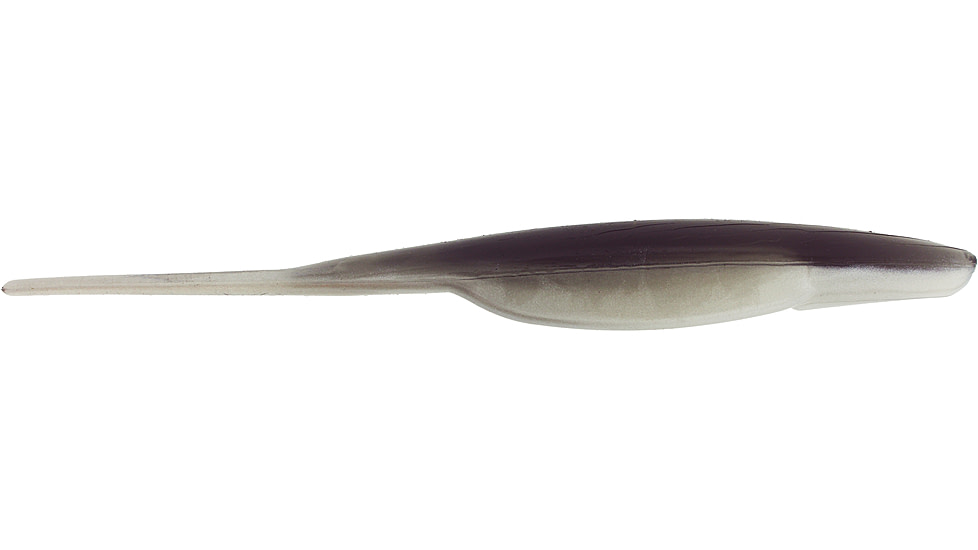 Bass Assassin Lures Shad, 7in, 4 per Pack, Black Shad, 7, SA14300