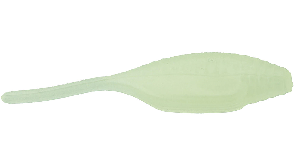 Bass Assassin Tiny Shad Swimbait, 1.5in, 15 per Pack, Glow, 1.5, SA01116