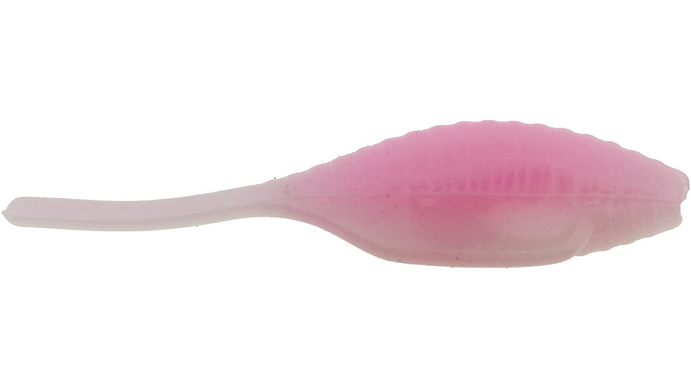 Bass Assassin Tiny Shad Swimbait, 1.5in, 15 per Pack, Pink/White Floater, 1.5, SA01340