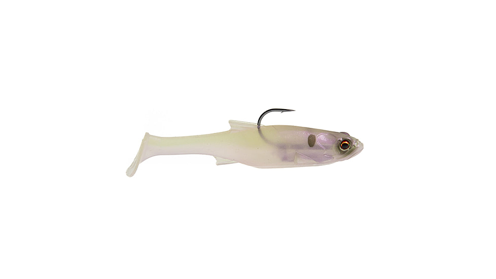 Bass Mafia 5in Loaded Daingerous Swimbait Deep Runner, 1oz, Violet Albino, 5in, BMDLS-5DP-VAB