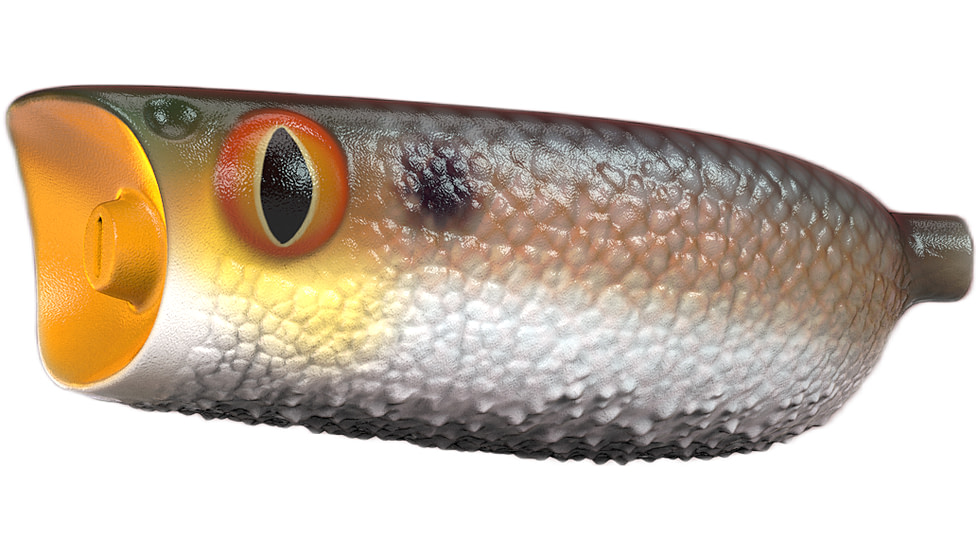 Bass Mafia Cannonball Poppin Frog Swimbait, Nasty Gill, 2.6in, BMCPF-26-NSG