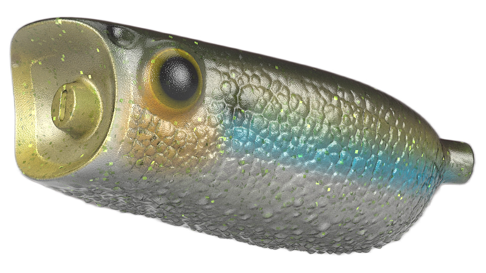 Bass Mafia Cannonball Poppin Frog Swimbait, Threadin Shad, 2.6in, BMCPF-26-TFS