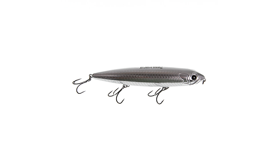 Bass Mafia Dead Man Walking Hard Bait, Chrome, 5in, BMDMW-5-CHM