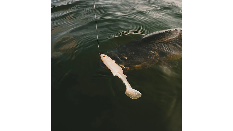 Bass Mafia Unloaded Daingerous Swimbait, Violet Albino, 5in, BMD-5-VAB