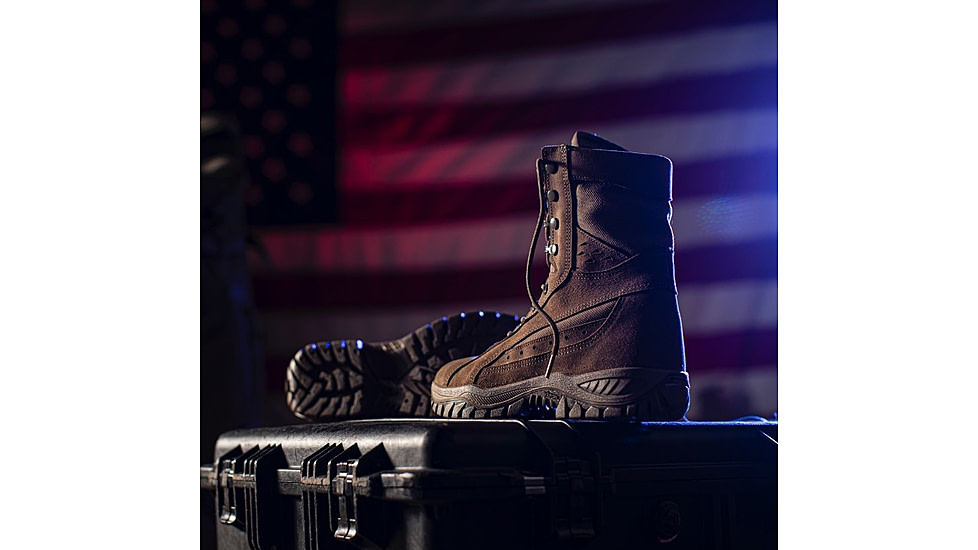 Belleville 8in Flyweight Hot Weather Flight/Combat Boots - Mens, Coyote, 8.5 US/Wide, FX2 085W