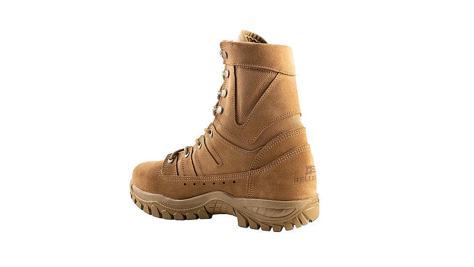 Belleville 8in Flyweight Hot Weather Tactical Steel Safety Toe Boots - Mens, Coyote, 13.5 US/Regular, MXG 135R