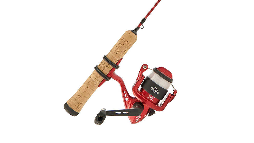 Berkley Cherrywood HD Ice Spinning Combo, 4.4/1, Right/Left, 30in. Rod Length, Medium Power, Moderate Fast Action, 1 Piece Rod, 20, 1537659
