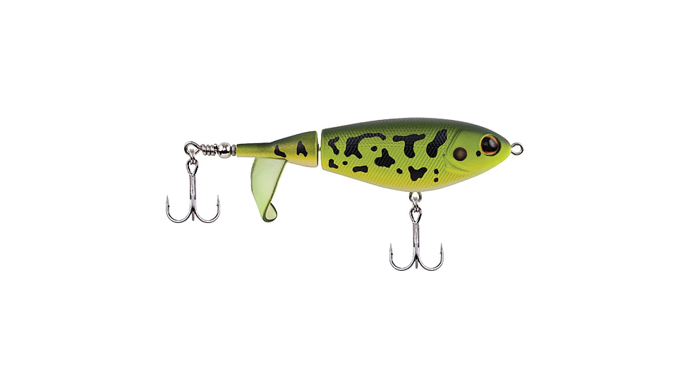 Berkley Choppo Hard Bait, Topwater, 120, 1 oz, 120mm, Topwater, Hook Size 2, 2 Hooks, MF Frog, 1487269