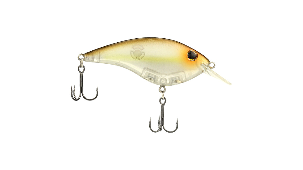 Berkley Clickin Frittside Hard Bait, Crankbait, 5 Biggunft, 3/7oz, 2 4/5in / 7cm, 2ft-5ft / 0.5-1.5m, Hook Size 5, 2 Hooks, Ghost Morning Dawn, 5 Biggunft, 1569626