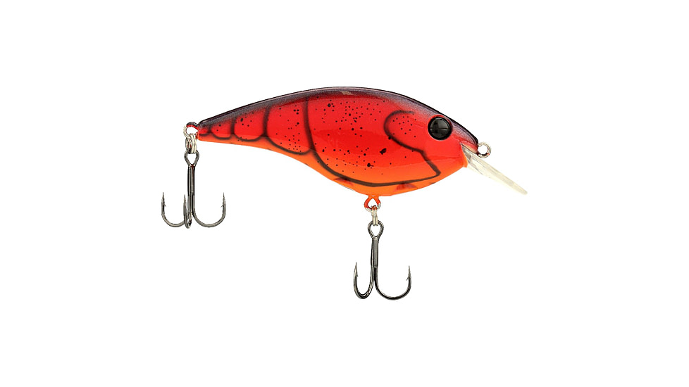 Berkley Clickin Frittside Hard Bait, Crankbait, 5 Biggunft, 3/7oz, 2 4/5in / 7cm, 2ft-5ft / 0.5-1.5m, Hook Size 5, 2 Hooks, Special Red Craw, 5 Biggunft, 1569628