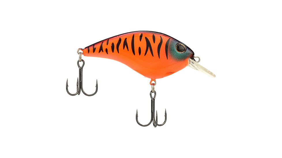 Berkley Clickinft Frittside Hard Bait, Crankbait, 5, 1/3oz, 2 1/4in / 5 3/4cm, 2ft-5ft / 0.5-1.5m, Hook Size 6, 2 Hooks, Blaze, 5, 1570011