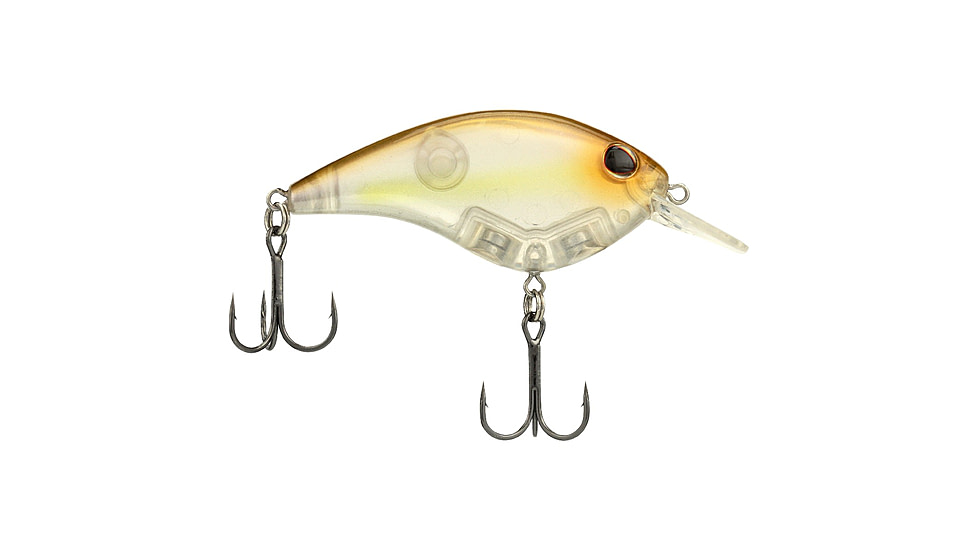 Berkley Clickinft Frittside Hard Bait, Crankbait, 5, 1/3oz, 2 1/4in / 5 3/4cm, 2ft-5ft / 0.5-1.5m, Hook Size 6, 2 Hooks, Ghost Morning Dawn, 5, 1570006