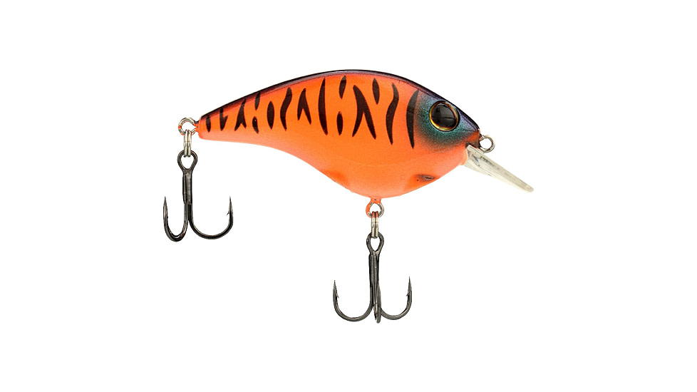 Berkley Clickinft Frittside Hard Bait, Crankbait, 5 Junior, 1/4oz, 2in / 5cm, 2ft-5ft / 0.5-1.5m, Hook Size 7, 2 Hooks, Blaze, 5 Junior, 1569991