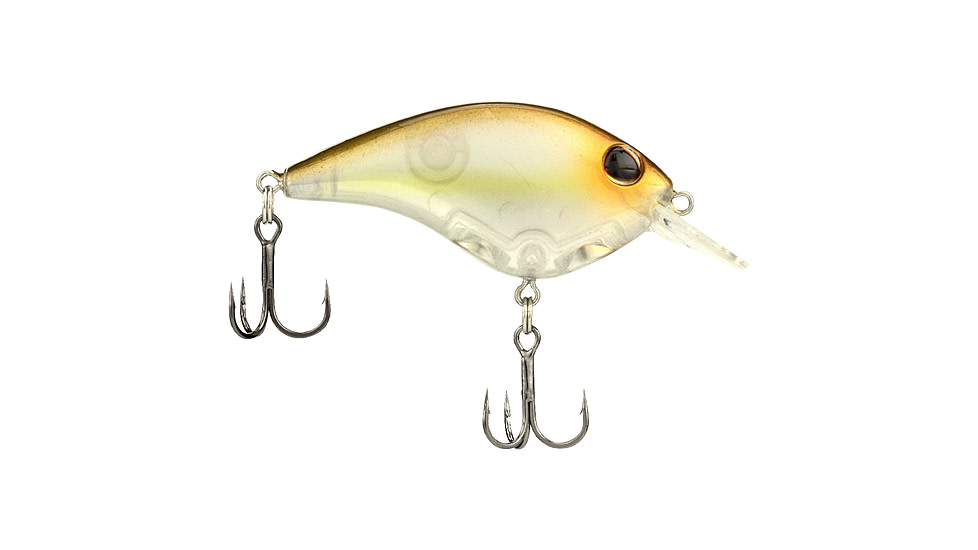 Berkley Clickinft Frittside Hard Bait, Crankbait, 5 Junior, 1/4oz, 2in / 5cm, 2ft-5ft / 0.5-1.5m, Hook Size 7, 2 Hooks, Ghost Morning Dawn, 5 Junior, 1569986