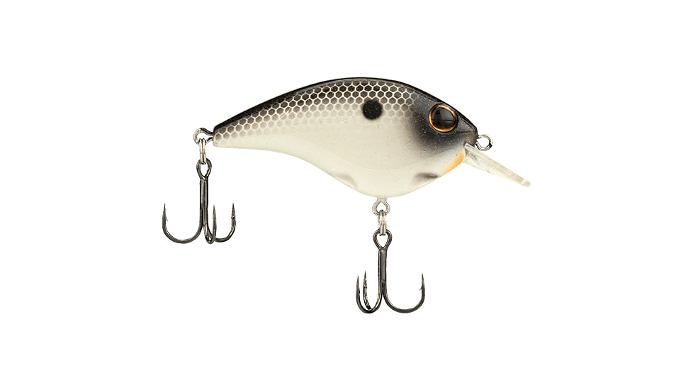 Berkley Clickinft Frittside Hard Bait, Crankbait, 5 Junior, 1/4oz, 2in / 5cm, 2ft-5ft / 0.5-1.5m, Hook Size 7, 2 Hooks, Midnight Pearl, 5 Junior, 1569989