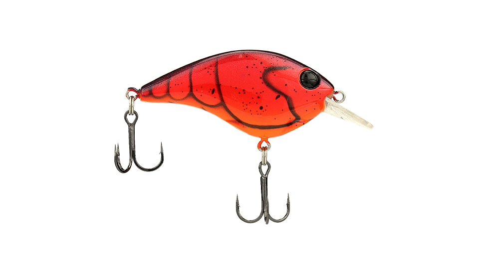 Berkley Clickinft Frittside Hard Bait, Crankbait, 5 Junior, 1/4oz, 2in / 5cm, 2ft-5ft / 0.5-1.5m, Hook Size 7, 2 Hooks, Special Red Craw, 5 Junior, 1569988