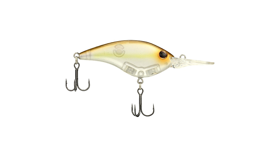 Berkley Clickinft Frittside Hard Bait, Crankbait, 7, 3/7oz, 2 1/2in / 6 2/5cm, 5ft-7ft / 1.5m-2.1m, Hook Size 5, 2 Hooks, Ghost Morning Dawn, 7, 1570026