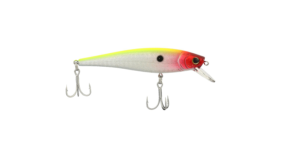 Berkley Cutter Saltwater Hard Bait, Jerkbait, Saltwater, 90 Shallow, 3/8 oz, 90mm, Hook Size 6, 2 Hooks, Clown, 90, 1573018