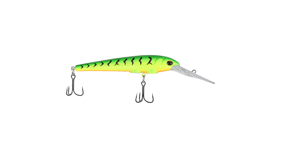 Berkley Deep Hit Stick Soft Bait Lures, Crankbaits, Freshwater, 1 Pack, 1/3 oz, Firetiger, 9, 1600931