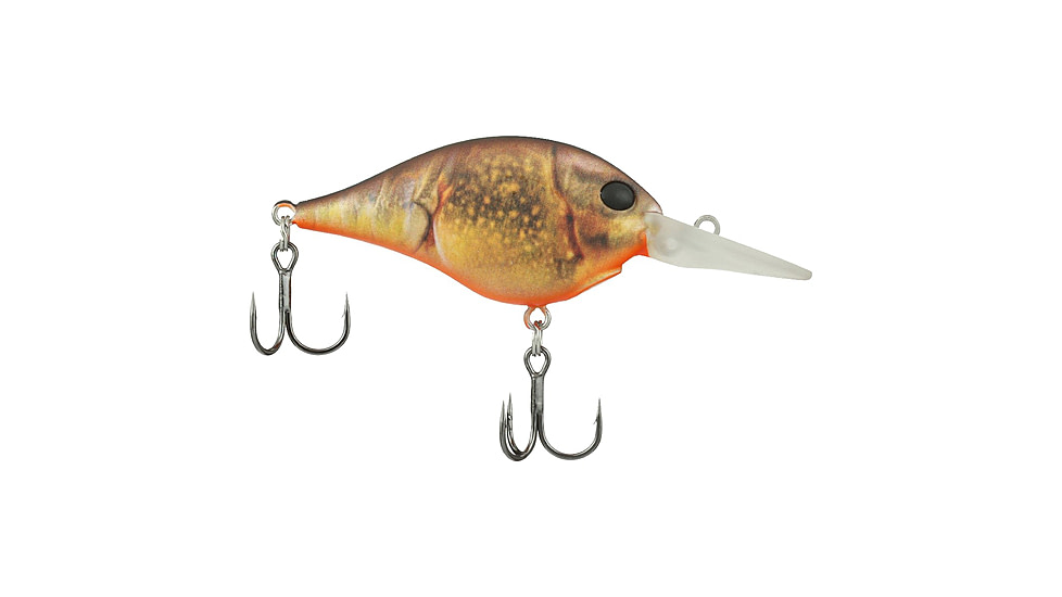 Berkley Dime Hard Baits, Crankbaits, Freshwater, 1/2 oz, HD Brown Craw, 6, 1596570