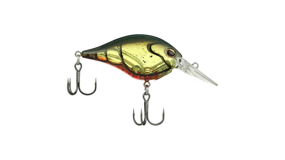 Berkley Dime Hard Baits, Crankbaits, Freshwater, 2/5 oz, Ghost Green Craw, 4, 1596549