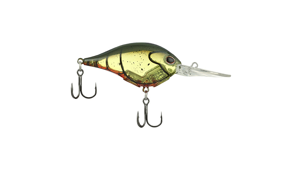 Berkley Dime Hard Baits, Crankbaits, Freshwater, 3/5 oz, Ghost Green Craw, 10, 1596589