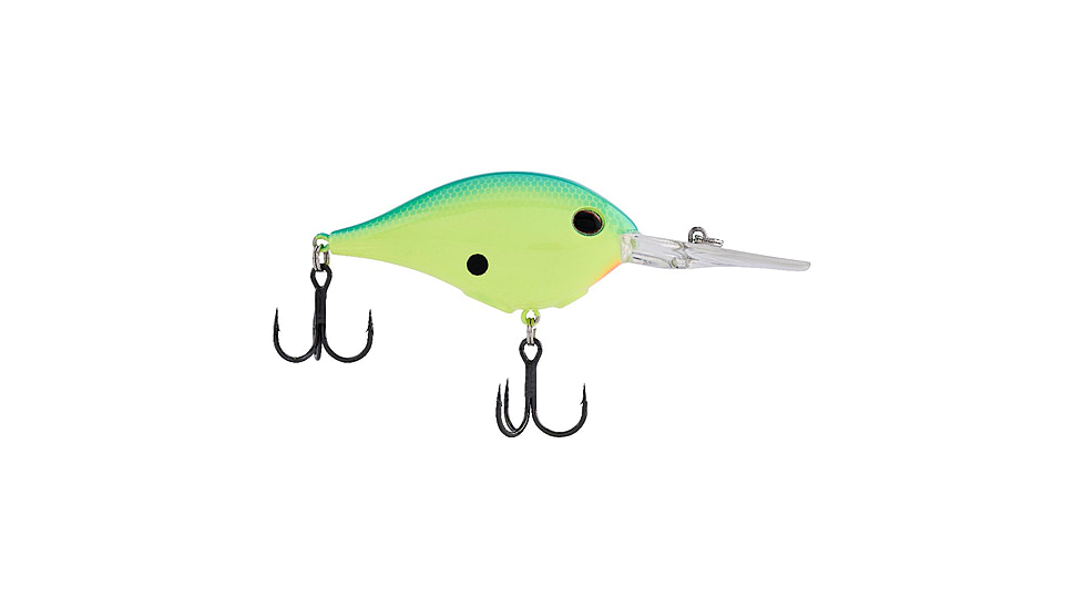 Berkley Dime Soft Bait Lures, Crankbaits, Freshwater, 3/4 oz, Blue Chartreuse, 15, 1611000
