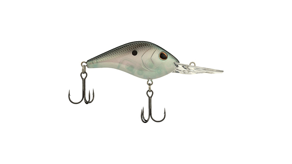 Berkley Dredger Hard Bait, Crankbait, 14.5, 5/8 oz, 2 1/2in / 6.5cm, 12ft-15.5ft / 3.7m-4.7m, Hook Size 4, 2 Hooks, Green Shad, 14.5, 1570114