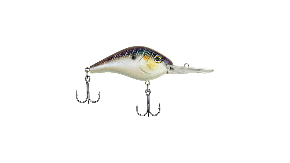 Berkley Dredger Hard Bait, Crankbait, 20.5, 7/8 oz, 3in / 8cm, 20ft-22.5ft / 6.1m-6.9m, Hook Size 2, 2 Hooks, Chameleon Pearl, 20.5, 1408025