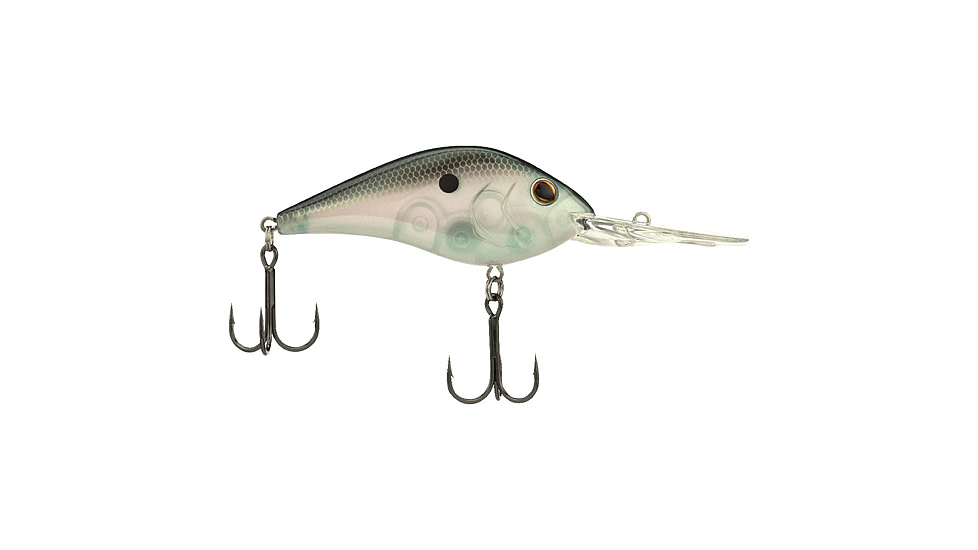 Berkley Dredger Hard Bait, Crankbait, 20.5, 7/8 oz, 3in / 8cm, 20ft-22.5ft / 6.1m-6.9m, Hook Size 2, 2 Hooks, Green Shad, 20.5, 1570126