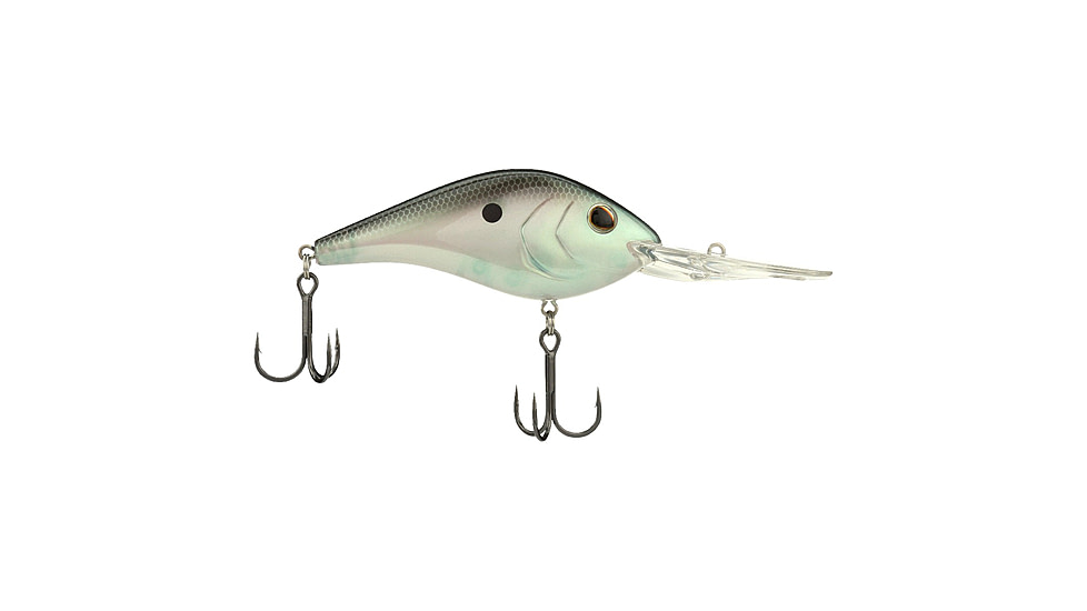 Berkley Dredger Hard Bait, Crankbait, 25.5, 1 1/8 oz, 3 1/4in / 8cm, 22ft-26ft / 6.7m-7.9m, Hook Size 2, 2 Hooks, Green Shad, 25.5, 1570132